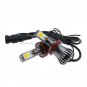 2pcs Switchback White & Amber H11 H9 H8 LED COB Fog Driving Lamp DRL Turn Signal
