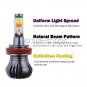 2X COB LED H11 H8 Bulbs White & Ice Blue Dual Color Fog Light Lamps Flash Strobe