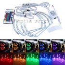 4 X Multi-Color RGB SMD Angel Eyes Halo Rings Kit For 07-13 Chevrolet Silverado