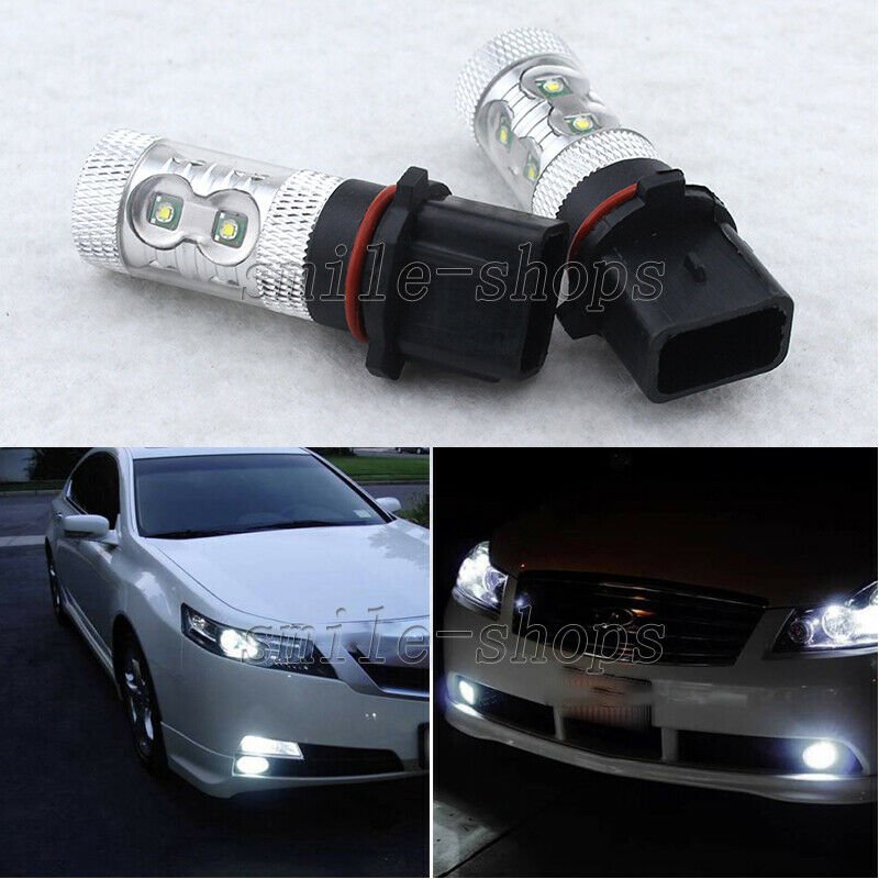 2pcs P13W CREE 50W LED Bulbs For 2010-2013 Chevy Camaro Fog Lights Daytime Light