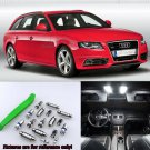 21pcs White Interior LED Light Kit for 2002-2008 For Audi A4 B6 B7 Sedan + Tool