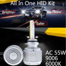ALL IN ONE 9006 HB4 Xenon HID Replacement Bulb Light KIT 6000K White No Ballast