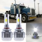 LED HID Xenon White Bulbs Headlight Upgrade Kit For Peterbilt 388 389 High Beam