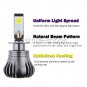 H3 High Power LED Fog DRL Light Lamp Bulbs Dual Color 8000K Ice Blue+3000K Amber