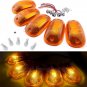 5x Cab Marker Roof Light Cover+T10 White Ceramic Bulbs For Dodge Ram 2500 3500