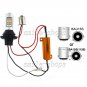 2pcs 42SMD 1156 No Hyper Flash Switchback LED Front Turn Signal Light Bulbs DRL