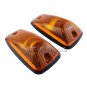(5) Roof Cab Marker Running Clearance Light Amber Covers Lens For Chevy/GMC C/K