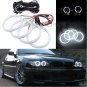 4pcs 106mm White LED Angel Eyes Halo Rings Cotton For BMW LCI E46 3 Series 2D
