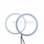 4pcs 106mm White LED Angel Eyes Halo Rings Cotton For BMW LCI E46 3 Series 2D