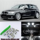 Ice Blue 11pcs Interior LED Light Kit for 2005-2015 BMW 1 Series E87 + Free Tool