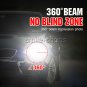 50W 8000LM COB LED H1 Headlight Kit Low Beam Bulbs 6000K Bright White High Power