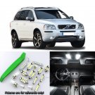 Super White 19pcs Interior LED Light Kit for 2004-2011 Volvo XC90 + Free Tool