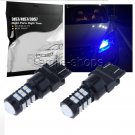 2PCS 10000K Blue 3157 3156 4157 Car DRL Daytime Running Lights 30-SMD LED Bulbs