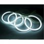 4 x 6000k White SMD LED Angel Eyes Halo Ring Lights For VW Golf MK4 1997-2003