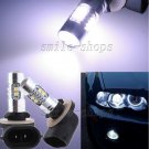 2pcs 50W 6000K Xenon White 881 H27W/2 Cree LED Fog Light Driving Light Bulbs