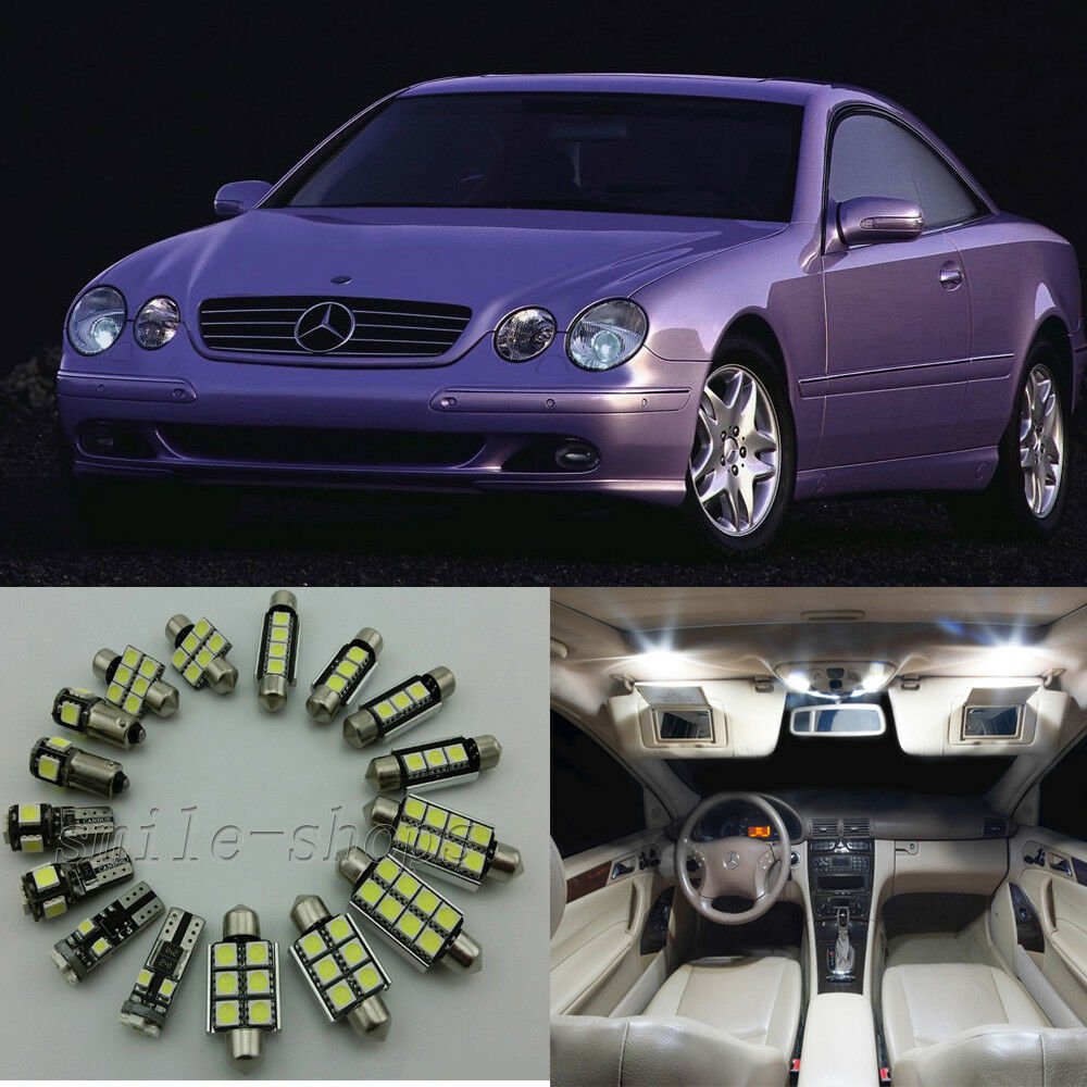 18&Atilde;�White Interior LED Light Kit for Mercedes-Benz CL-Class W215 C215 1999-2006