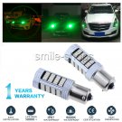 2x Green 1156 92SMD BA15S P21W 4014 LED Bulb For Car Daytime Running Light DRL