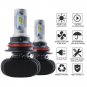 For Peterbilt 377 385 LED Headlight Conversion Kit 9007 HB5 50W HID White Bulbs