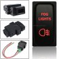 Push Switch FOG LIGHTS 12V Red LED For Mitsubishi Outlander Endeavor Galant L200