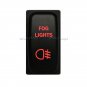 Push Switch FOG LIGHTS 12V Red LED For Mitsubishi Outlander Endeavor Galant L200