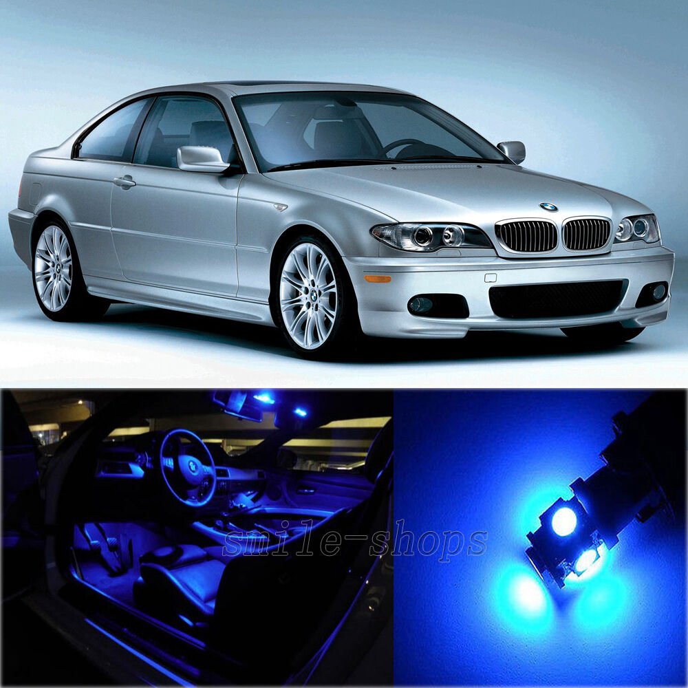 Blue 18X Interior LED Light Kit for BMW 3 Series E46 M3 sedan coupe 1999-2005
