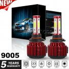 4-sides LED Headlights Kits 9005 HB3 1800W 270000LM High Beam Bright White Bulbs