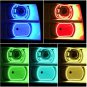 4pcs RGB 7-Color LED Angel Eyes Halo Rings For 07-14 Chevy Silverado GMC Sierra