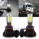 H11 80W LED Headlight Kit For 2008 2009 2010 2012 FREIGHTLINER Cascadia Truck