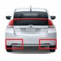 2 x Red Lens LED Rear Bumper Reflector Taillight Brake Light For Honda CR-Z CR-V