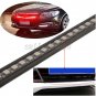22" 56CM Red 48 LED Knight Rider Strip Light Under Hood Behind Grille For Acura