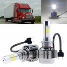 H7 120W LED Headlight Bulb Upgrade Kit HID Xenon White For Freightliner Century