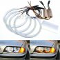 4pcs Dual Color SMD Angel Eyes Halo Ring For BMW 3 5 7 series E36 E38 E39 E46