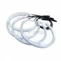 4pcs Dual Color SMD Angel Eyes Halo Ring For BMW 3 5 7 series E36 E38 E39 E46