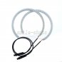 4pcs Dual Color SMD Angel Eyes Halo Ring For BMW 3 5 7 series E36 E38 E39 E46