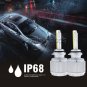 2pcs Waterproof AC 55W HID Headlight Low Beam 9006 6000K HB4 Bulbs Bright White
