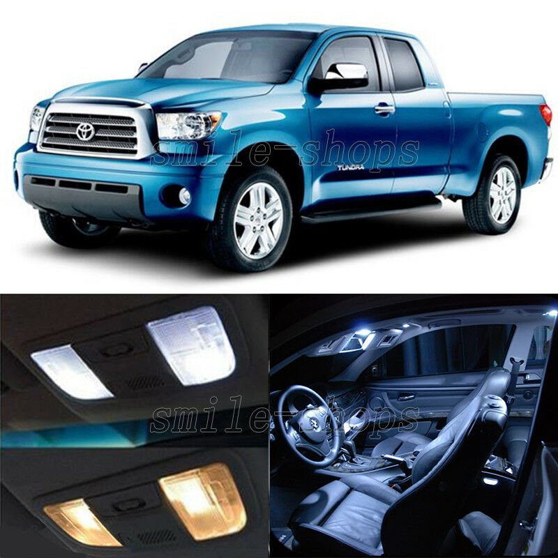 20pcs White Reverse + Fog + Interior LED Lights Fit For 2007-2013 Toyota Tundra