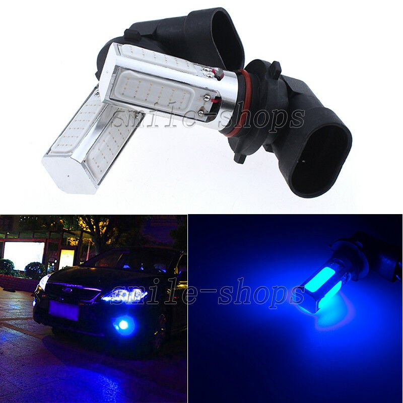 2pcs 10K Blue 9006 HB4 4COB LED Light Bulbs For Car Fog Driving Light Bulbs DRL