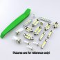 Xenon White 17pcs Interior LED Light Kit for 02-07 Volvo V70 XC70 + Free Tool
