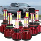 For 1995-2018 Toyota Tacoma LED Xenon White KIT Headlight High/Low Fog Lights