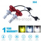2x H4 HB2 9003 50W 12000LM LED Headlight Kit Hi/Lo Power Bulb 6000K Bright White