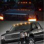 5pcs Smoke Cab Marker Roof Running Top Amber Clearance Lights For Truck Trailer