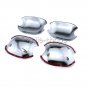 Chrome Door Handle Bowl Cover Cup Trim Direct Fit 2008-2012 Toyota Highlander