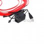 10M Red LED Cold Light Strip Interior Flexible Atmosphere Decor Lamp Waterproof