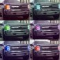 4pcs LED Multi-Color RGB Angel Eye Halo Ring For 2007-2014 GMC Sierra w/ Remote