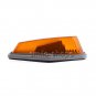 5Pcs Cab Marker Roof Running Light Amber Cover + Base Housing For 1980-1997 Ford