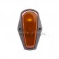 5Pcs Cab Marker Roof Running Light Amber Cover + Base Housing For 1980-1997 Ford