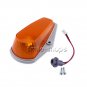 5Pcs Cab Marker Roof Running Light Amber Cover + Base Housing For 1980-1997 Ford