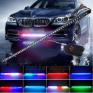 22" 7 Color 48 RGB LED Strip Scanner Flash Lamp Light Bar Knight Rider + Remote