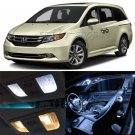 20pcs White Reverse + Fog + Interior LED Lights Fit For 2011-2016 Honda Odyssey