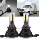 For 1996-2016 Freightliner Columbia Low Beam 9006 80W 8000LM LED Headlight Kit